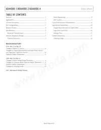 ADA4000-1AUJZ-R2 Datasheet Page 2