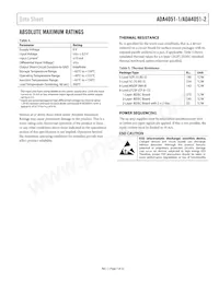 ADA4051-1AKSZ-R2數據表 頁面 7
