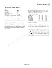 ADA4062-2BRZ-RL Datasheet Page 5