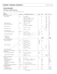ADA4084-4ACPZ-RL Datasheet Page 4