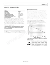 ADA4311-1ARHZ-RL Datasheet Page 5