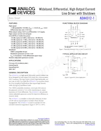 ADA4312-1ACPZ-R2 Datasheet Copertura