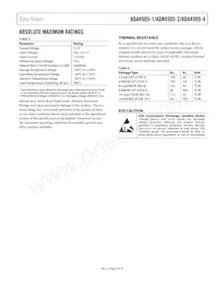 ADA4505-1ACBZ-RL Datasheet Page 5