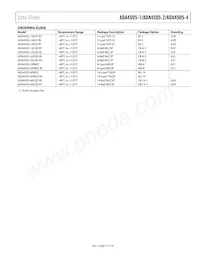 ADA4505-1ACBZ-RL Datasheet Page 21