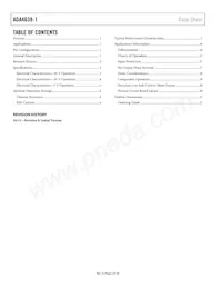 ADA4638-1ARZ-RL Datasheet Page 2