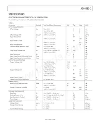 ADA4665-2ARZ-RL Datasheet Page 3