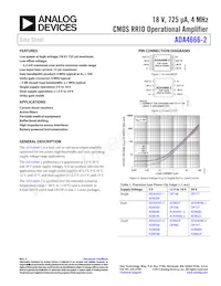 ADA4666-2ACPZ-RL Datenblatt Cover