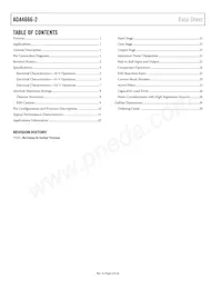 ADA4666-2ACPZ-RL Datasheet Pagina 2