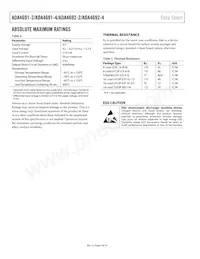 ADA4692-2ACPZ-RL數據表 頁面 6