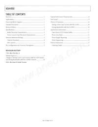 ADA4800ACPZ-RL Datasheet Page 2