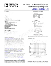 ADA4841-2YCPZ-R2 Datasheet Cover