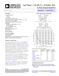 ADA4895-1ARJZ-RL Datasheet Cover