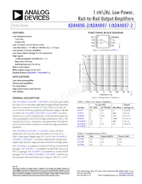 ADA4896-2ARMZ-RL Datasheet Copertura