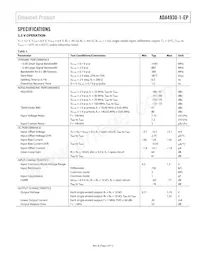 ADA4930-1SCPZ-EPR2 Datasheet Page 3