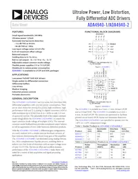 ADA4940-2ACPZ-RL Datasheet Cover