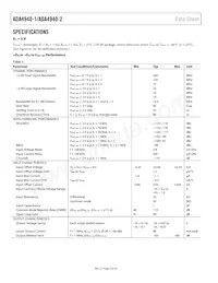 ADA4940-2ACPZ-RL數據表 頁面 4