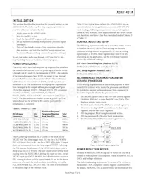 ADAU1401AWBSTZ-RL Datasheet Page 17