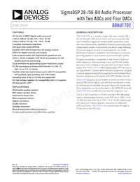 ADAU1702JSTZ-RL Datasheet Cover