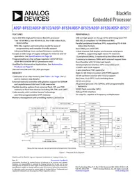 ADBF525WBBCZ402 Datasheet Cover