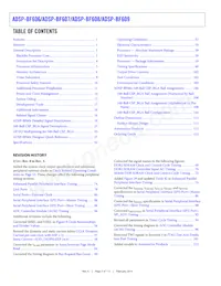 ADBF609WCBCZ502 Datasheet Page 2