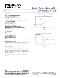 ADCMP370AKS-REEL Datasheet Cover