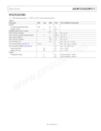 ADCMP370AKS-REEL Datasheet Page 3