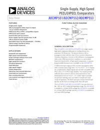 ADCMP552BRQ Datasheet Cover