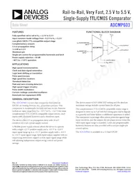 ADCMP603BCPZ-WP Datasheet Copertura