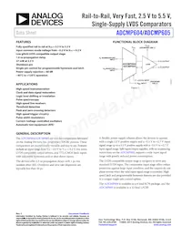 ADCMP605BCPZ-R2 Datasheet Copertura