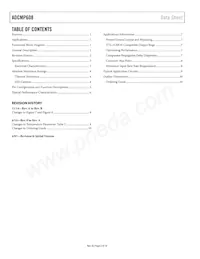 ADCMP608BKSZ-R2 Datasheet Page 2