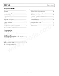 ADCMP609BRMZ-REEL Datasheet Page 2