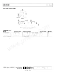 ADCMP609BRMZ-REEL Datasheet Page 12