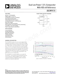 ADCMP670-1YUJZ-RL7 Datasheet Copertura
