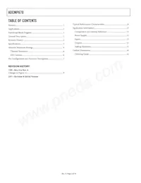 ADCMP670-1YUJZ-RL7 Datasheet Page 2