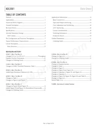 ADL5561ACPZ-R7 Datasheet Page 2
