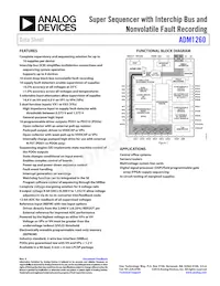 ADM1260ACPZ-RL7 Datasheet Copertura