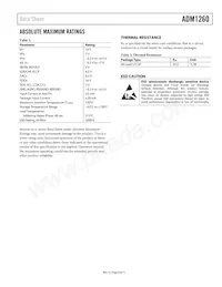 ADM1260ACPZ-RL7 Datasheet Page 9