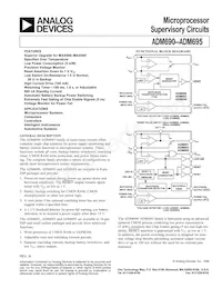 ADM695AR-REEL Datenblatt Cover