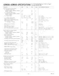 ADM695AR-REEL Datasheet Page 2
