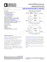 ADM708AR-REEL Datasheet Cover