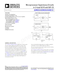 ADM809-5SARTZ-RL7 Datenblatt Cover