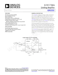 ADN2890ACPZ-RL7 Datasheet Cover