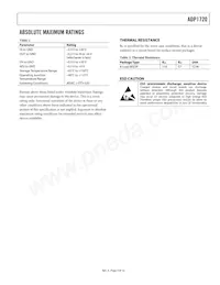 ADP1720ARMZ-5-R7 Datasheet Page 5