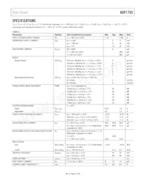 ADP1765ACPZ1.25-R7 Datasheet Page 3