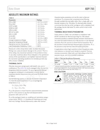 ADP1765ACPZ1.25-R7數據表 頁面 5
