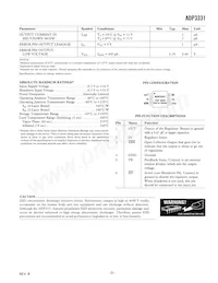ADP3331ARTZ-REEL7 Datasheet Page 3