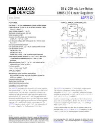 ADP7112ACBZ-2.5-R7 Datenblatt Cover