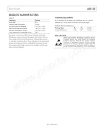 ADR130AUJZ-R2 Datasheet Page 5