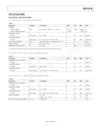 ADR291WFRZ-R7 Datasheet Page 3