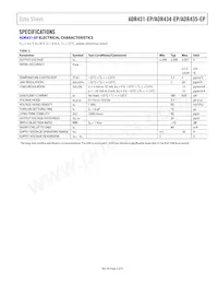 ADR434TRZ-EP Datasheet Page 3